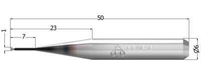 1 mm - krogla