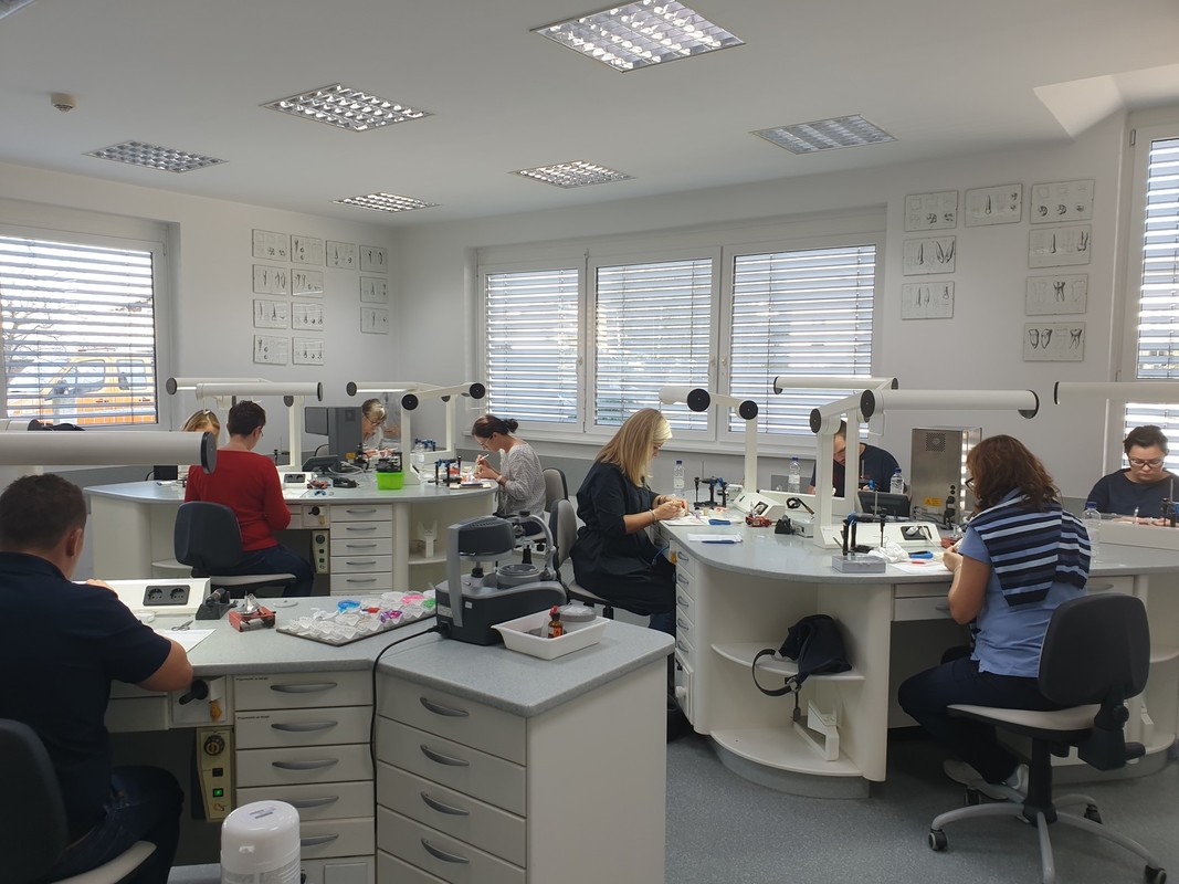 Relaksacijske opornice - Izdelava Michigan opornice na pacientu in na modelih